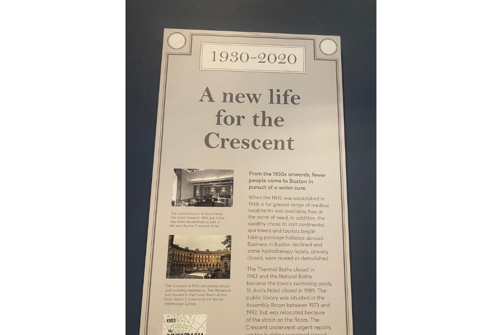 The History of Buxton from 1930 to 2020