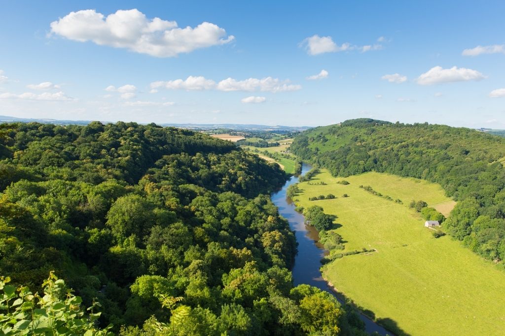 The River Wye in the Wye Valley The River Wye in the Wye Valley