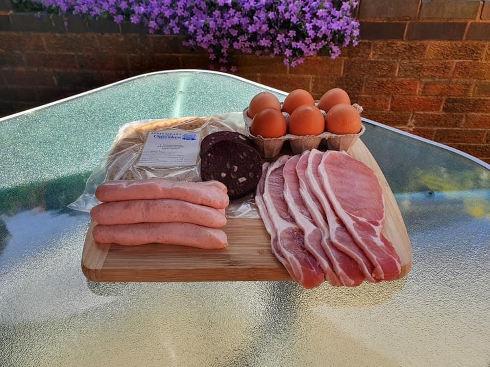 locally sourced breakfast hamper