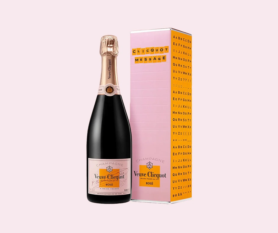 veuve clique orange label or rosé